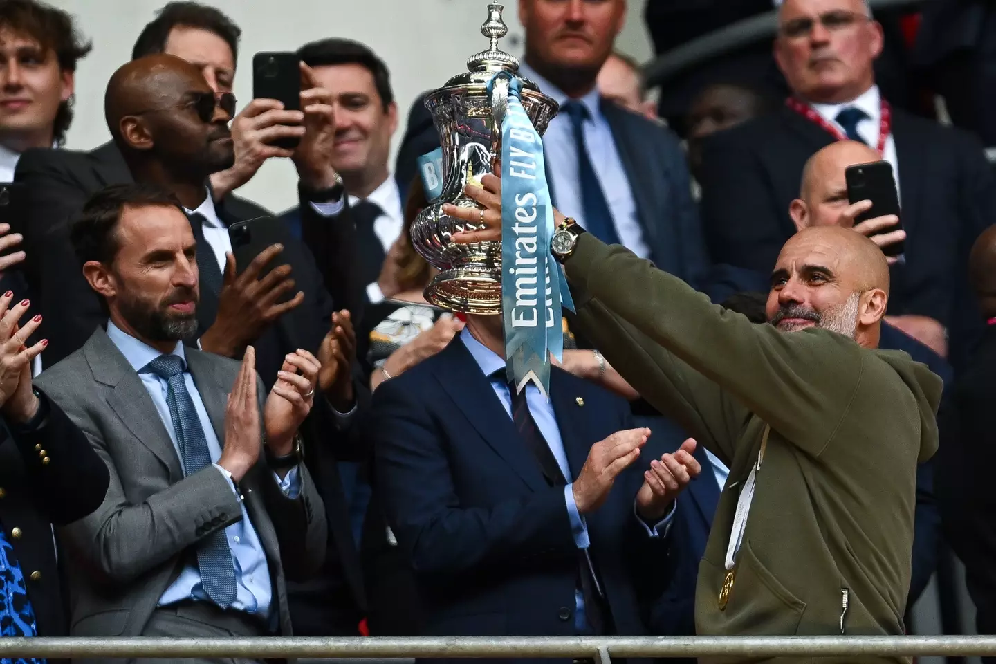 Guardiola has expressed an openness to taking an international management job (Getty)