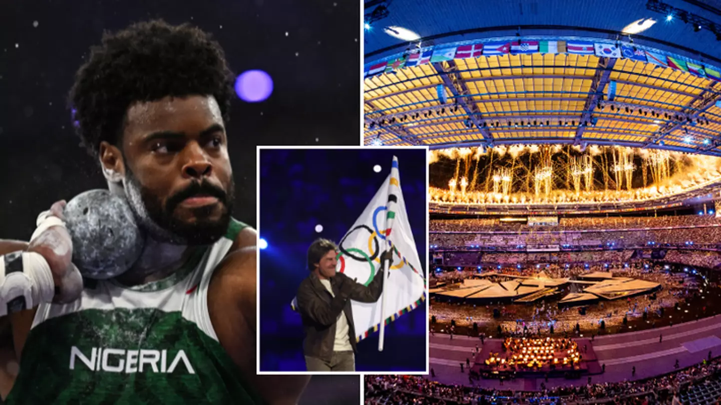 Olympic athlete says he was unable to attend closing ceremony as clothes didn't fit