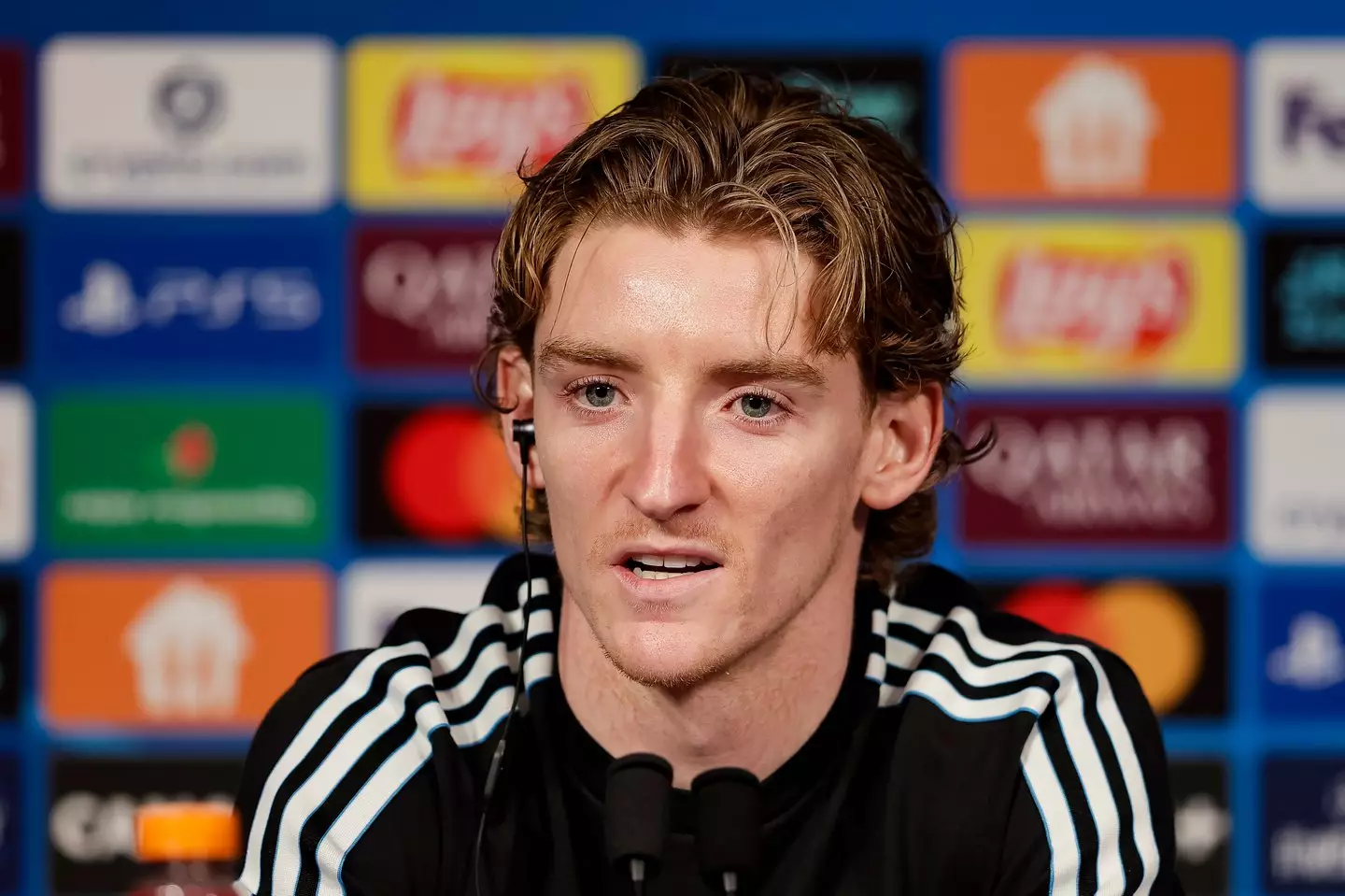 Gordon was asked to speak about the differences between the Premier League and Champions League. Image credit: Getty