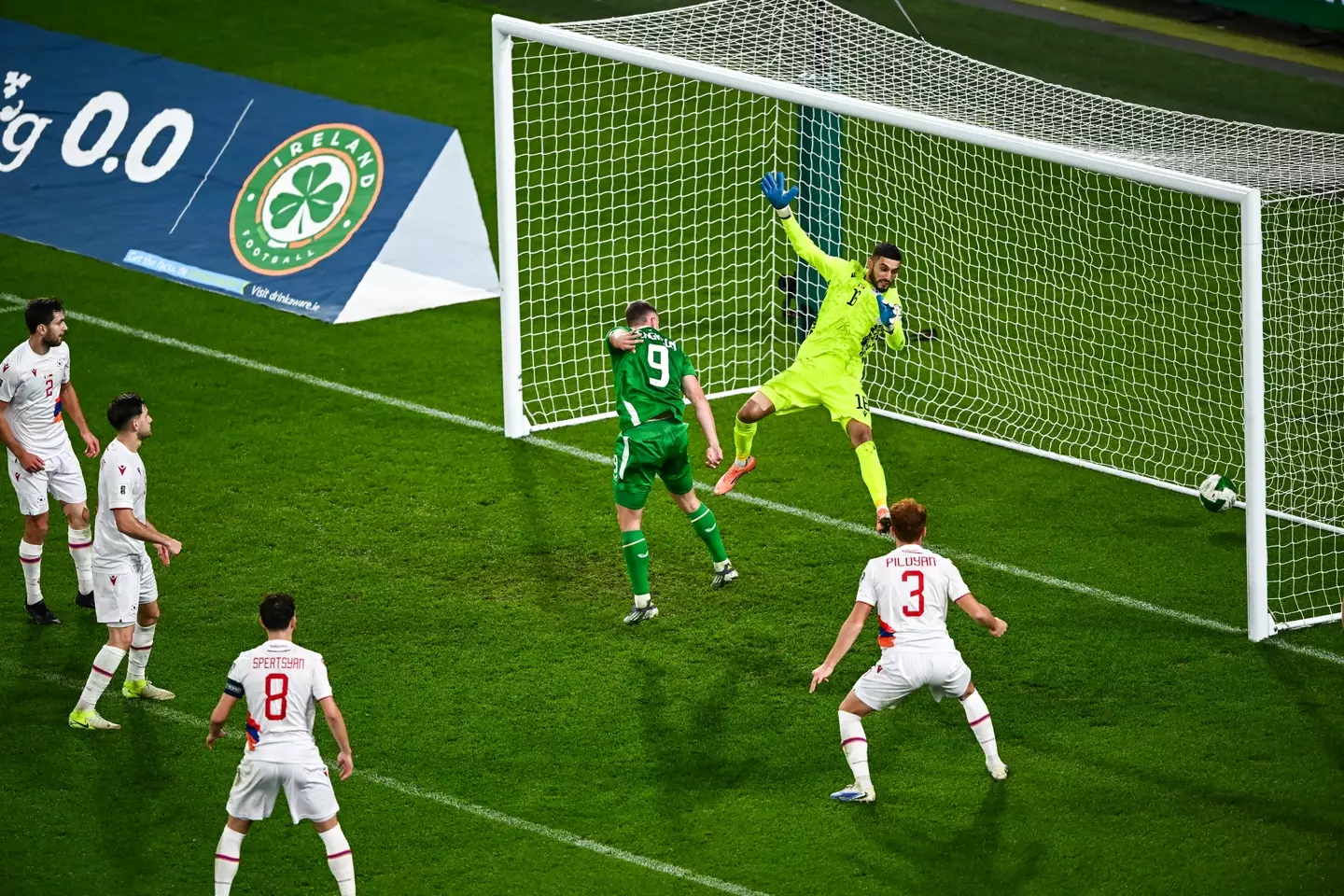 Ferguson kept the Republic of Ireland's World Cup dream alive in October. Image credit: Getty