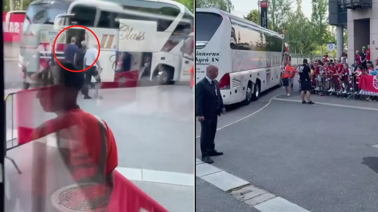 Erling Haaland was booed by his own fans after Norway's loss to Scotland