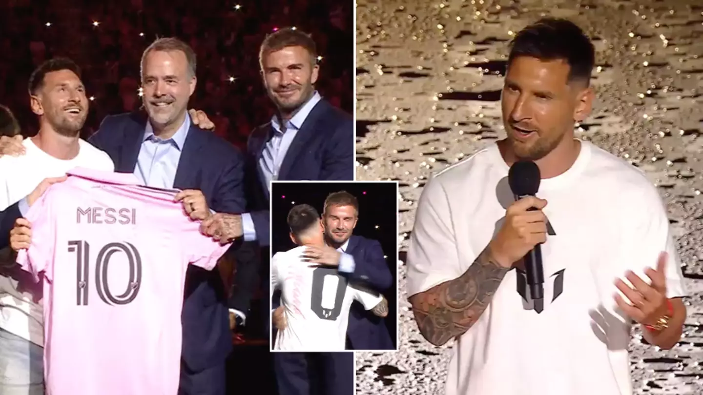 Lionel Messi officially unveiled as Inter Miami player in front of thousands of fans