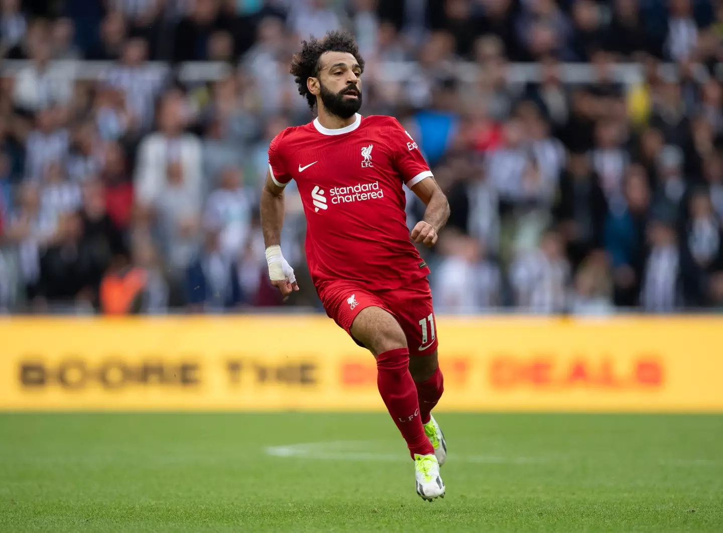 Mohamed Salah looks set to stay at Liverpool this summer. (