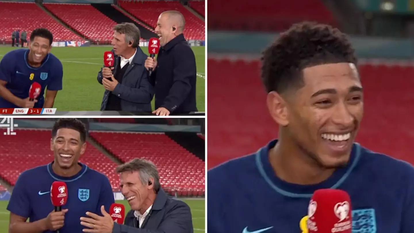 Jude Bellingham left in stitches after comment from Gianfranco Zola in brilliant post-match interview