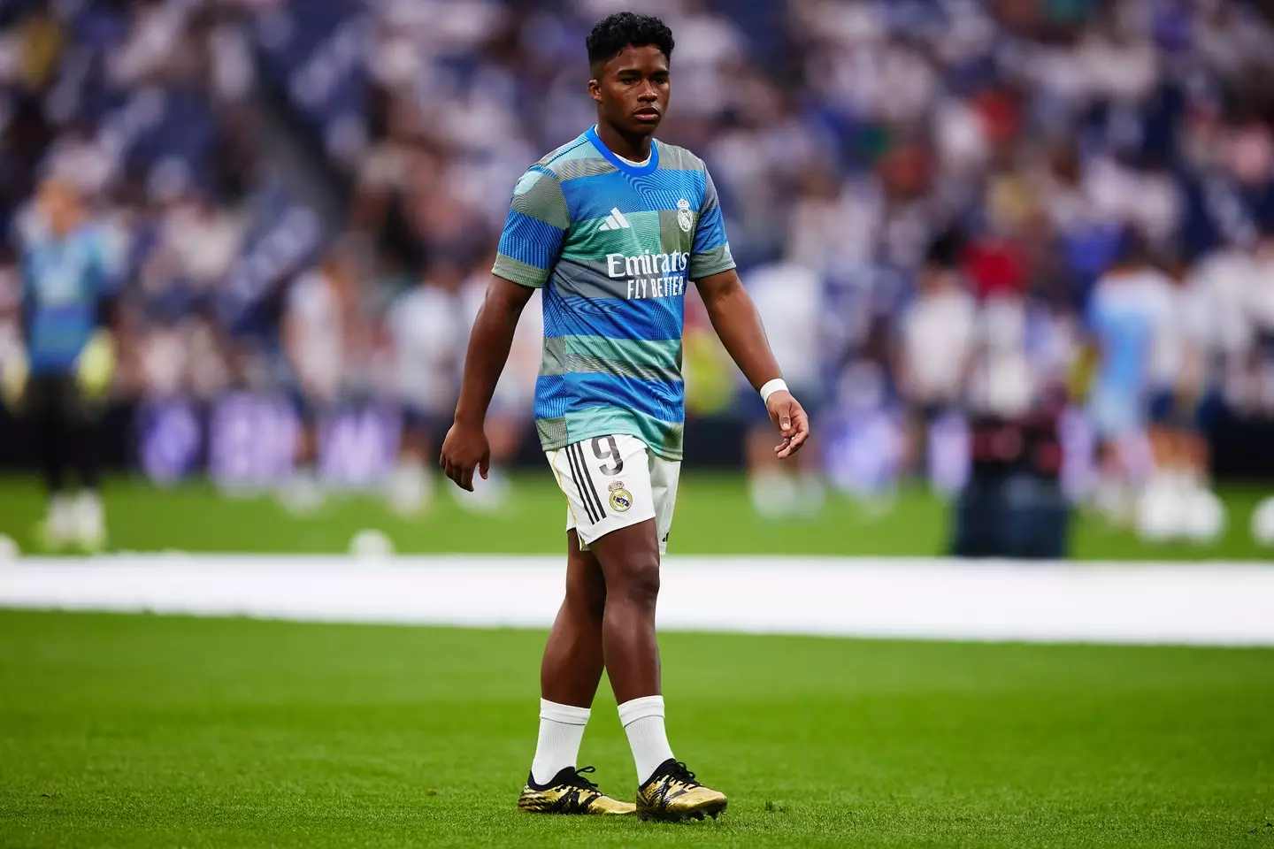 Endrick hasn't played a single minute for Real Madrid this season. Image: Getty