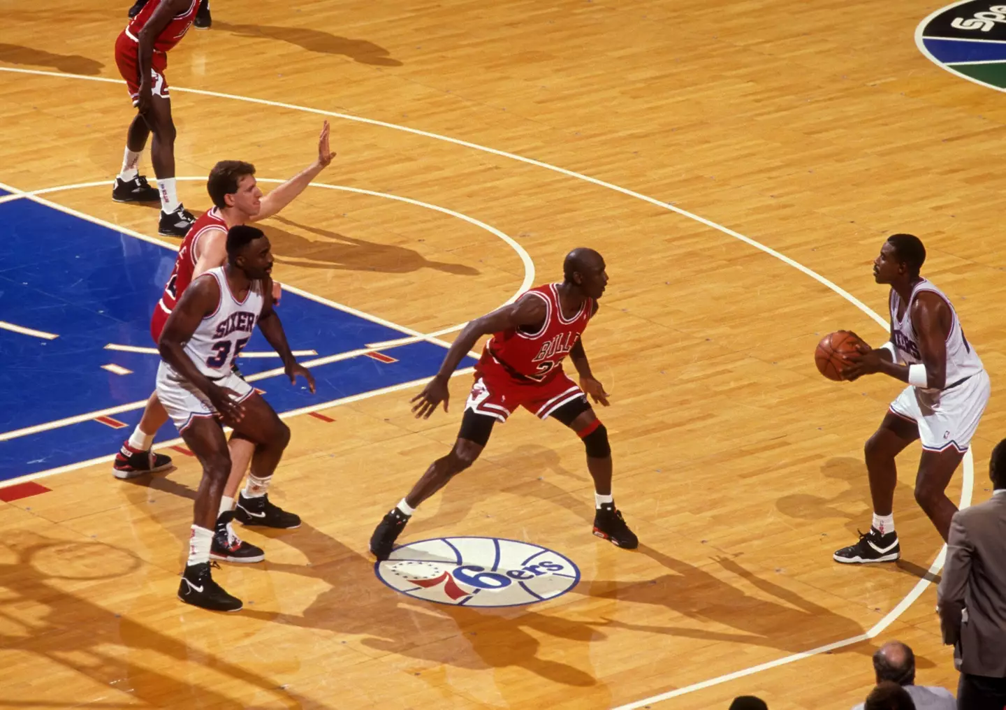 Michael Jordan and Will Perdue were teammates at Chicago Bulls. Image: Getty
