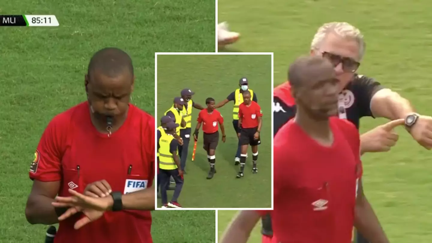 AFCON Official Explains Why Referee From Tunisia Vs Mali Game Blew Early For Full-Time TWICE