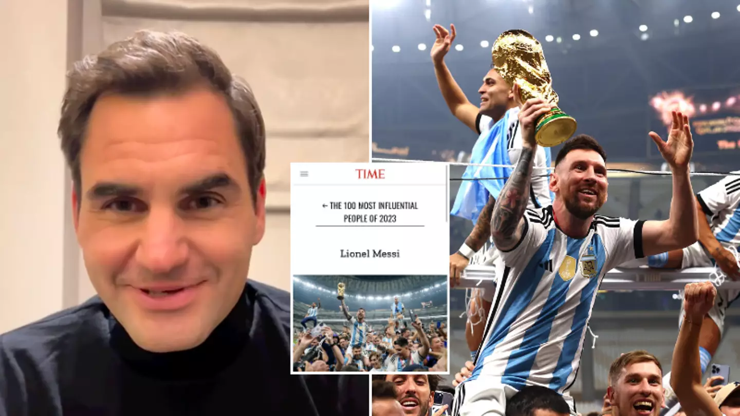 Roger Federer pays beautiful tribute to Lionel Messi in TIME’s list of 100 Most Influential People of 2023