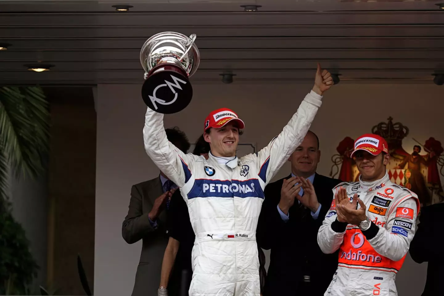 Kubica and Hamilton- Getty