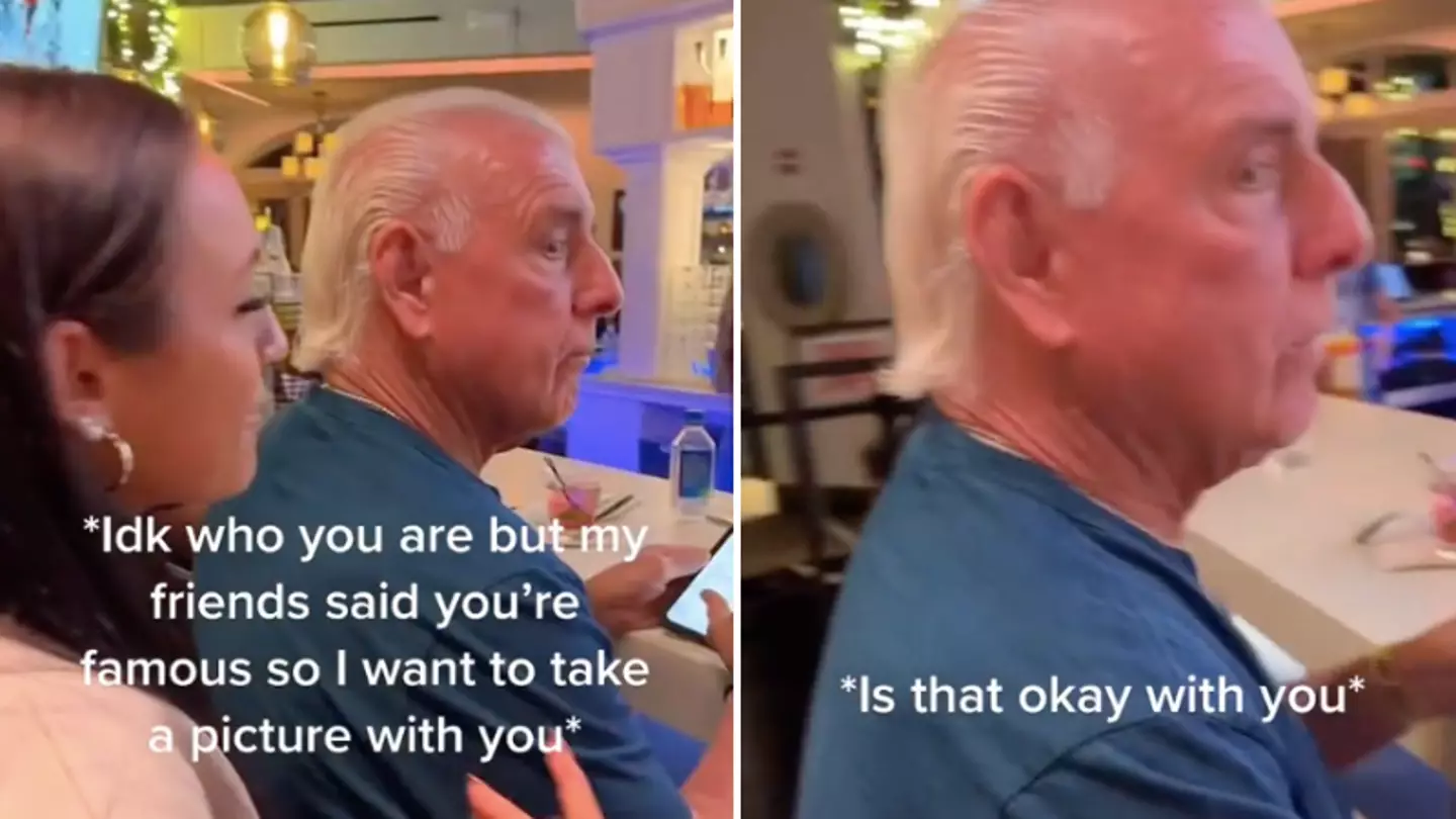 Wrestling legend Ric Flair goes viral for refusing to take picture with person who had no idea who he was