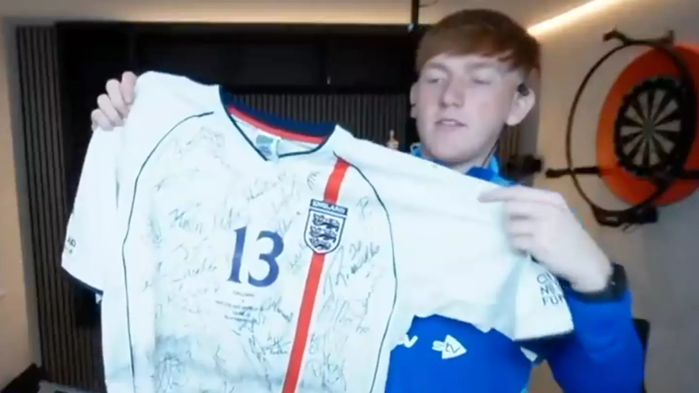 Angry Ginge Refused To Let One Player Sign Soccer Aid Shirt After Incident