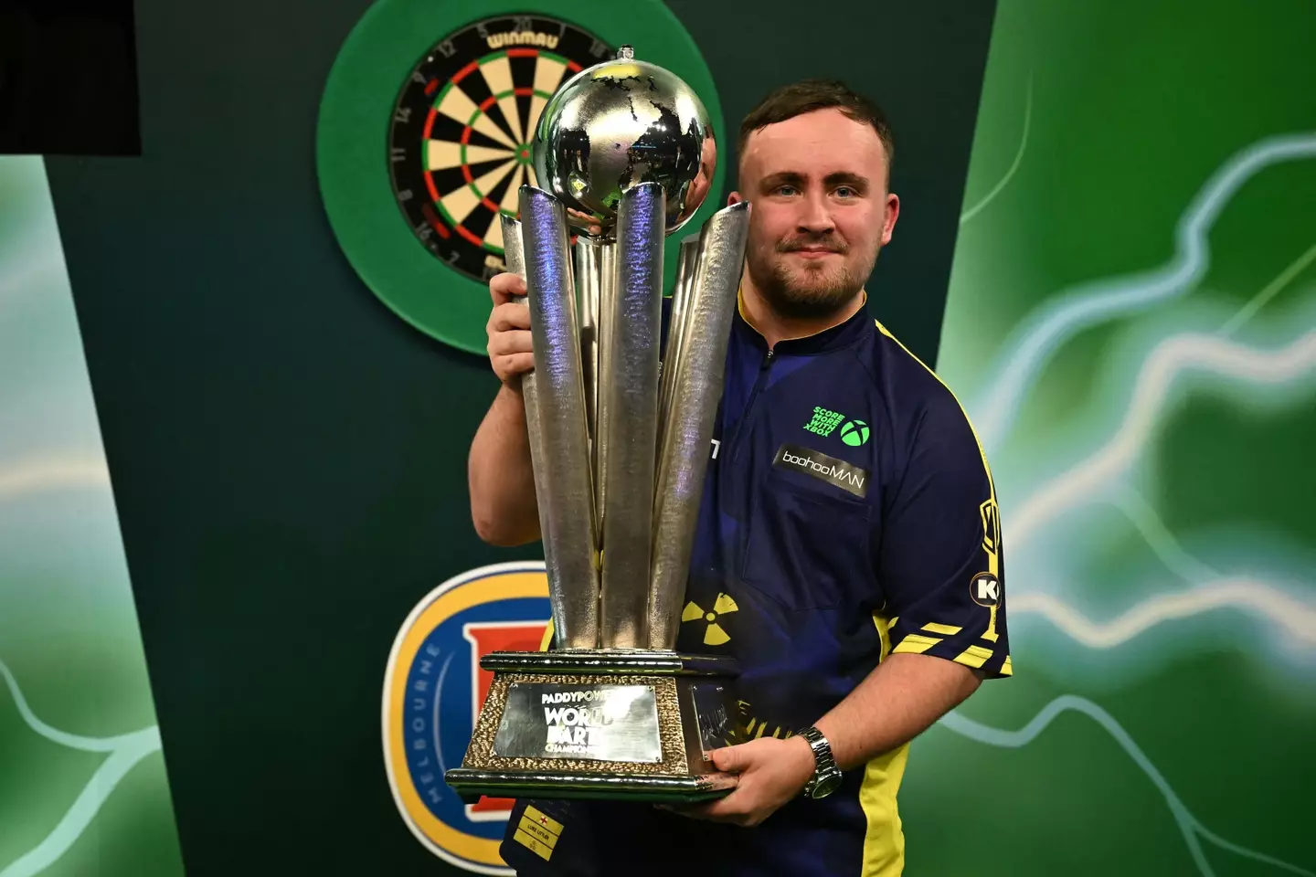 Luke Littler is the reigning PDC World Champion (Image: Getty)