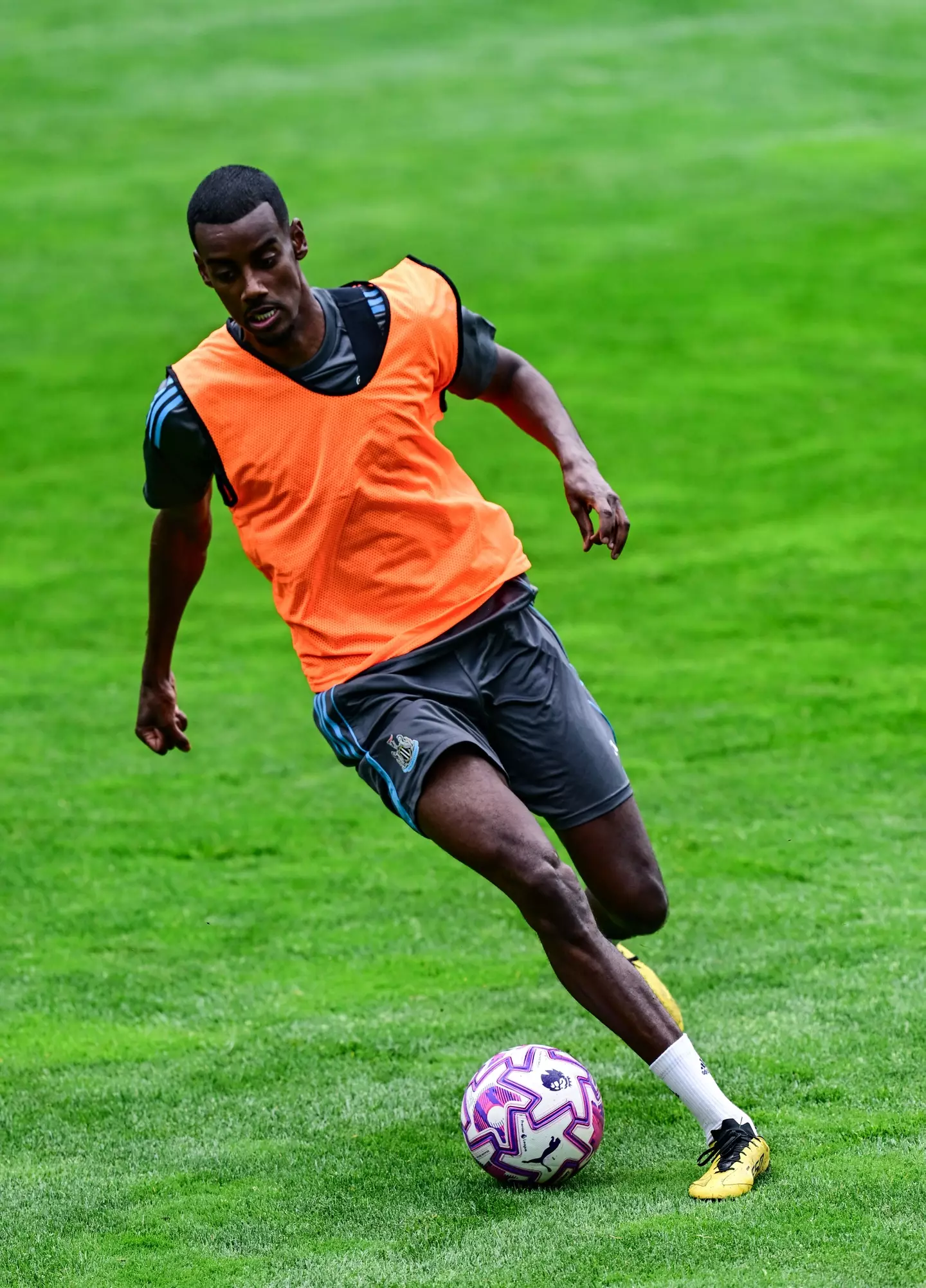 Alexander Isak wants out at Newcastle. Image: Getty