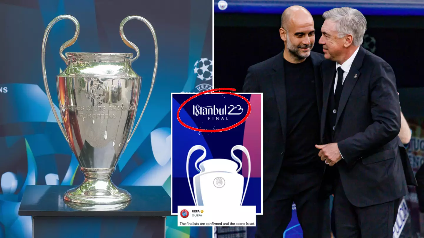 Fans confused after UEFA delete posters for Champions League final, two hours before kick-off