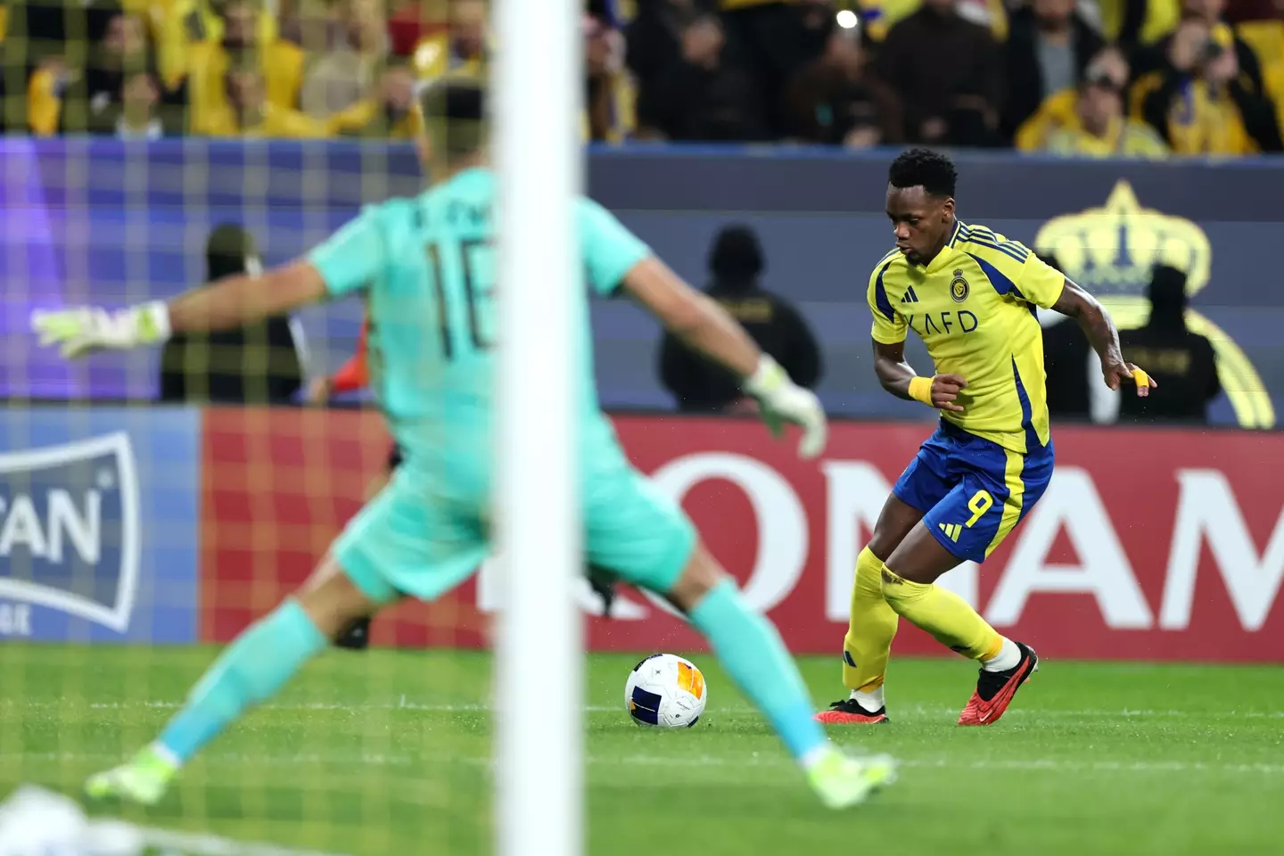 Duran made his debut for Al Nassr in a win over Al Wasl on Monday. Image: Getty