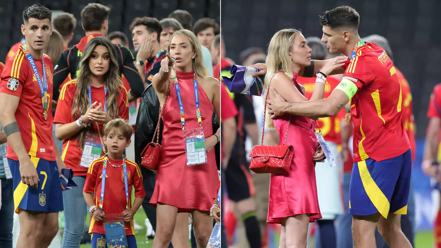 Alvaro Morata's divorce from wife Alice 'was caused by argument ON THE PITCH' after Euro 2024 final