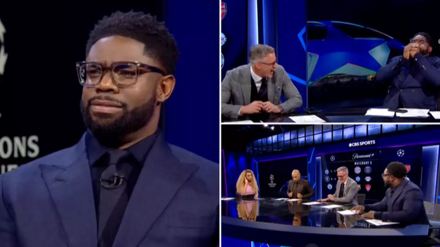 Micah Richards 'banned' from CBS Sports segment which left the entire panel in tears by the end