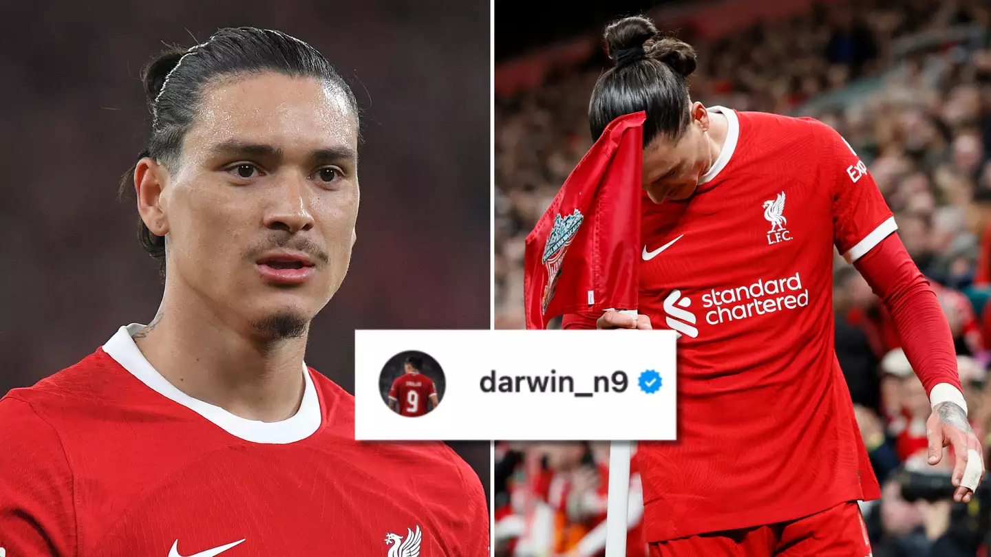 Darwin Nunez breaks social media silence amid rumours Liverpool striker could leave this summer