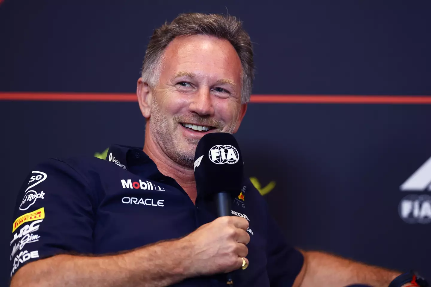 Christian Horner has responded to the Ferrari links. Image: Getty