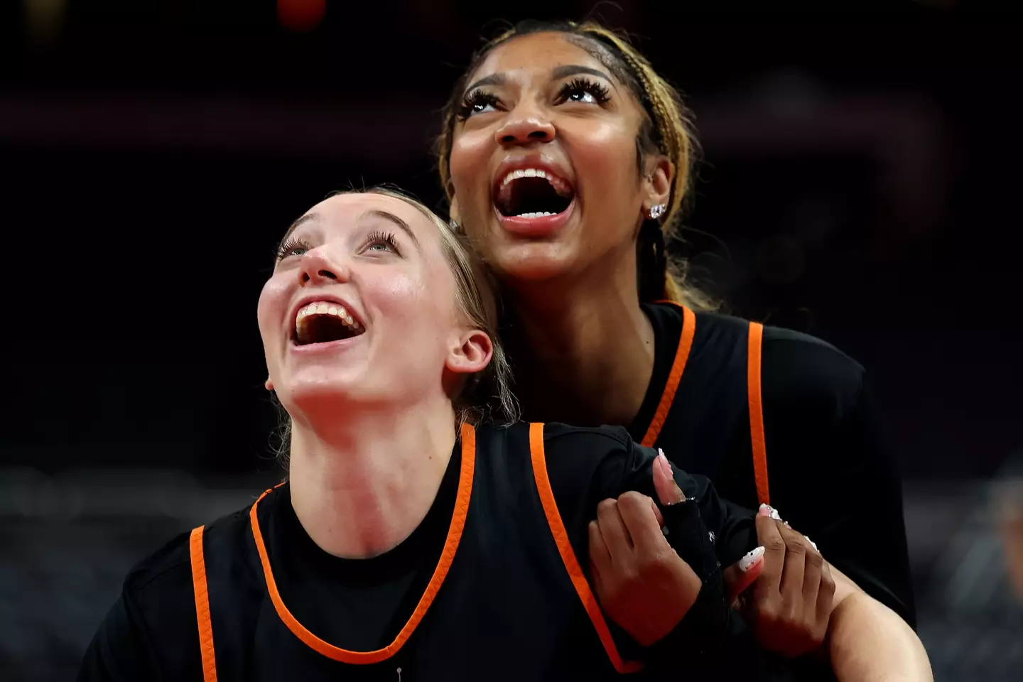 Angel Reese (right) (Image: Steph Chambers / Staff via Getty)