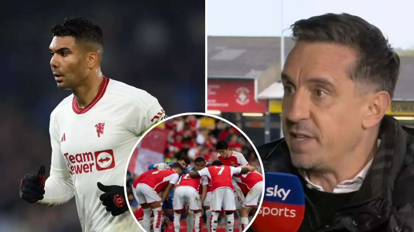 Gary Neville names the Arsenal star who 'can't run' as he defends Man Utd's Casemiro