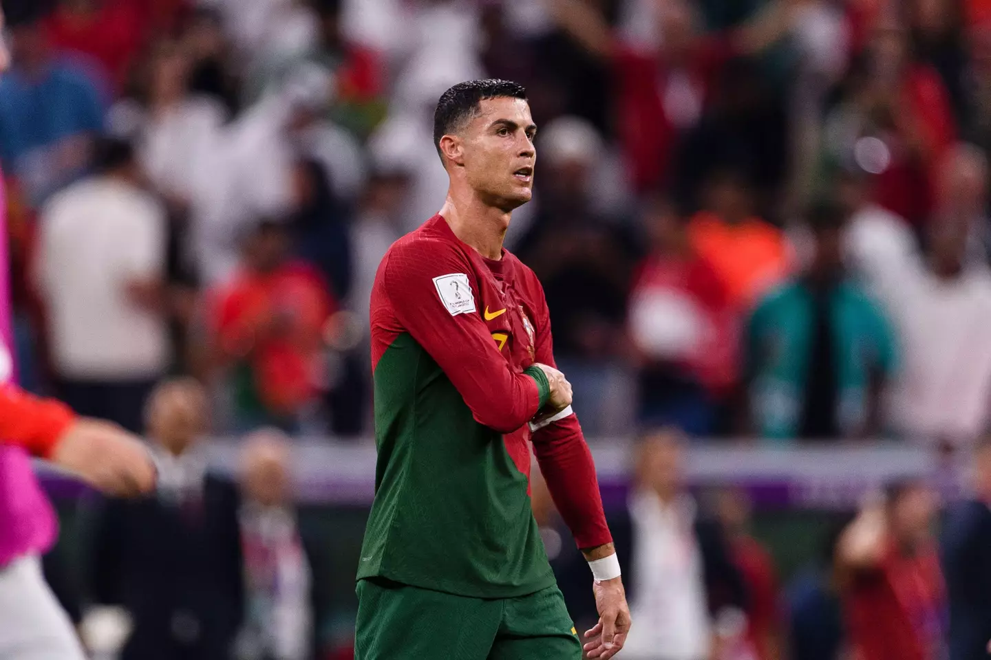 Ronaldo at the World Cup with Portugal. (Image