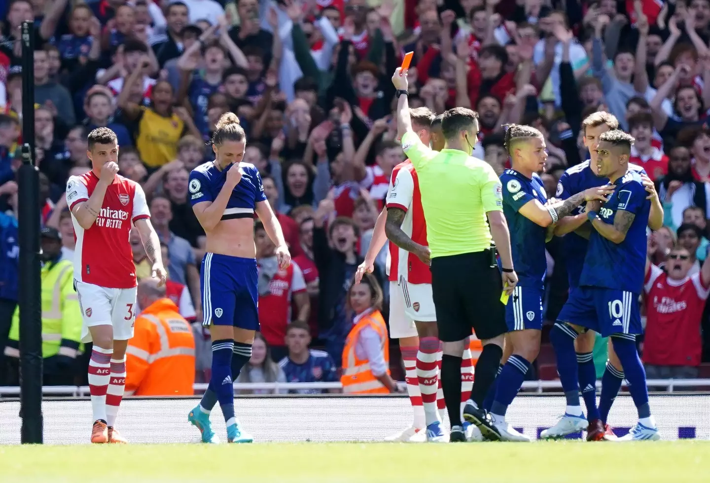 Leeds have received more cards than any team in Premier League history (Image: PA)