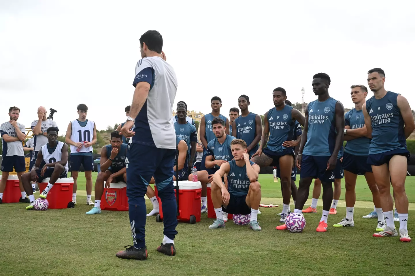 Arsenal are getting ready for their pre-season matches. Image: Getty
