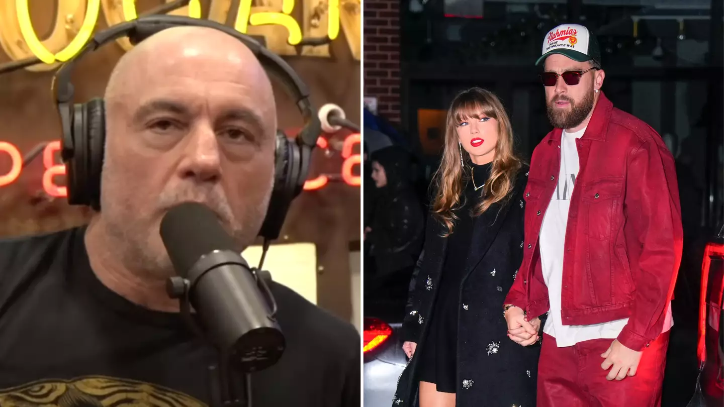 Joe Rogan responded to claims that Taylor Swift is 'ruining American football' by dating Travis Kelce