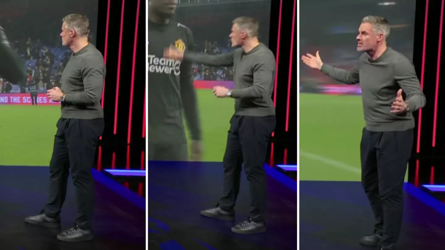 Jamie Carragher calls out three 'embarrassing' Man Utd players for what they did moments after Crystal Palace defeat