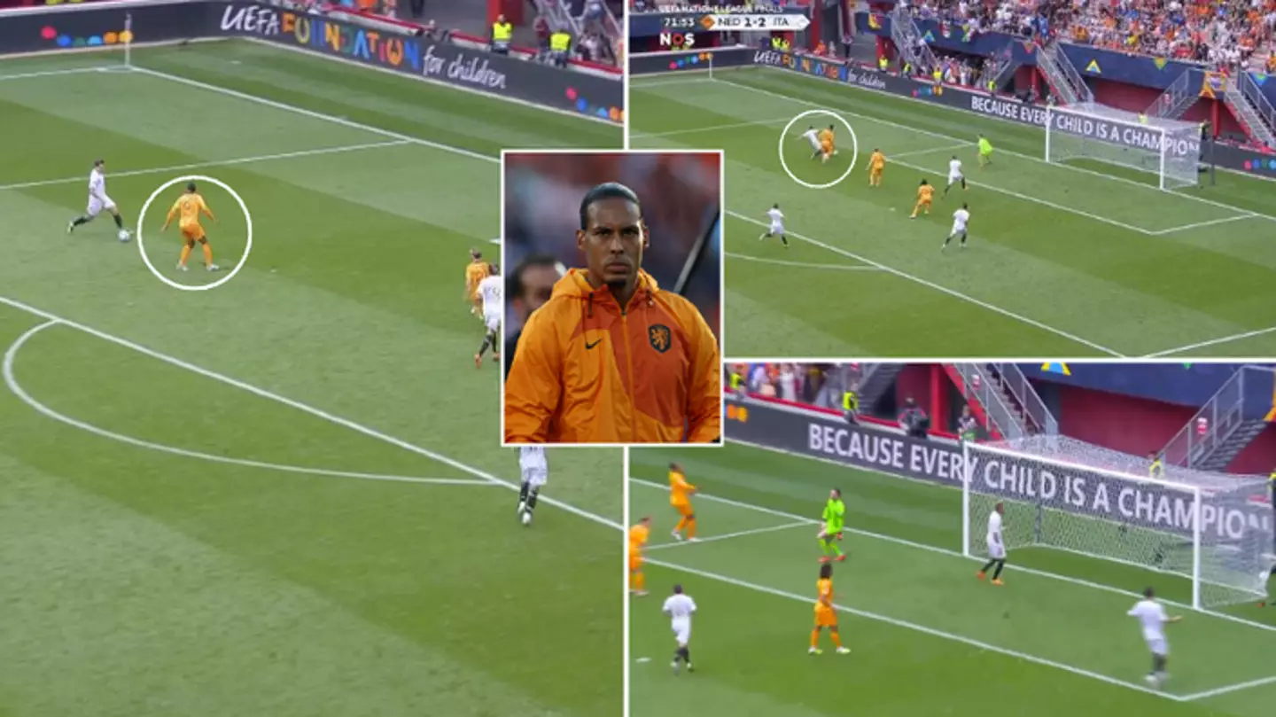Fans are telling Virgil van Dijk to hang up his boots after disasterclass against Italy