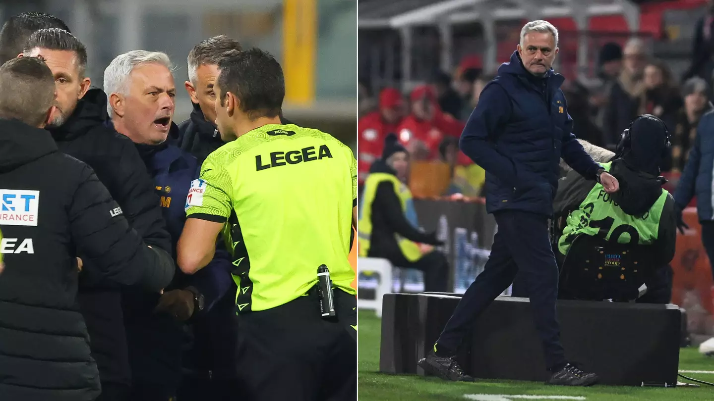 Jose Mourinho threatens legal action against assistant referee and questions motive, after getting sent off