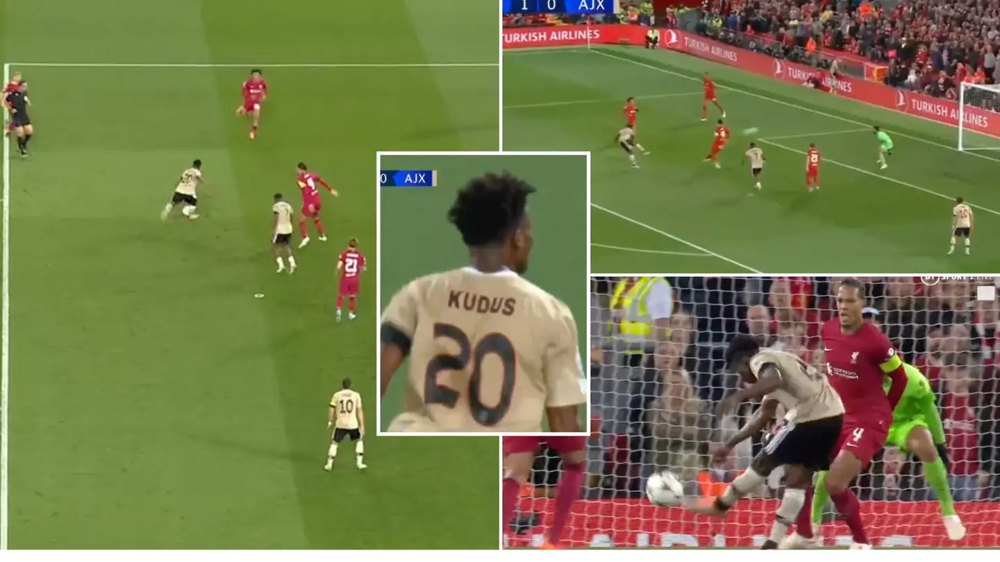 Mohammed Kudus scores ultimate top bin finish for Ajax, Liverpool’s defenders had a mare again