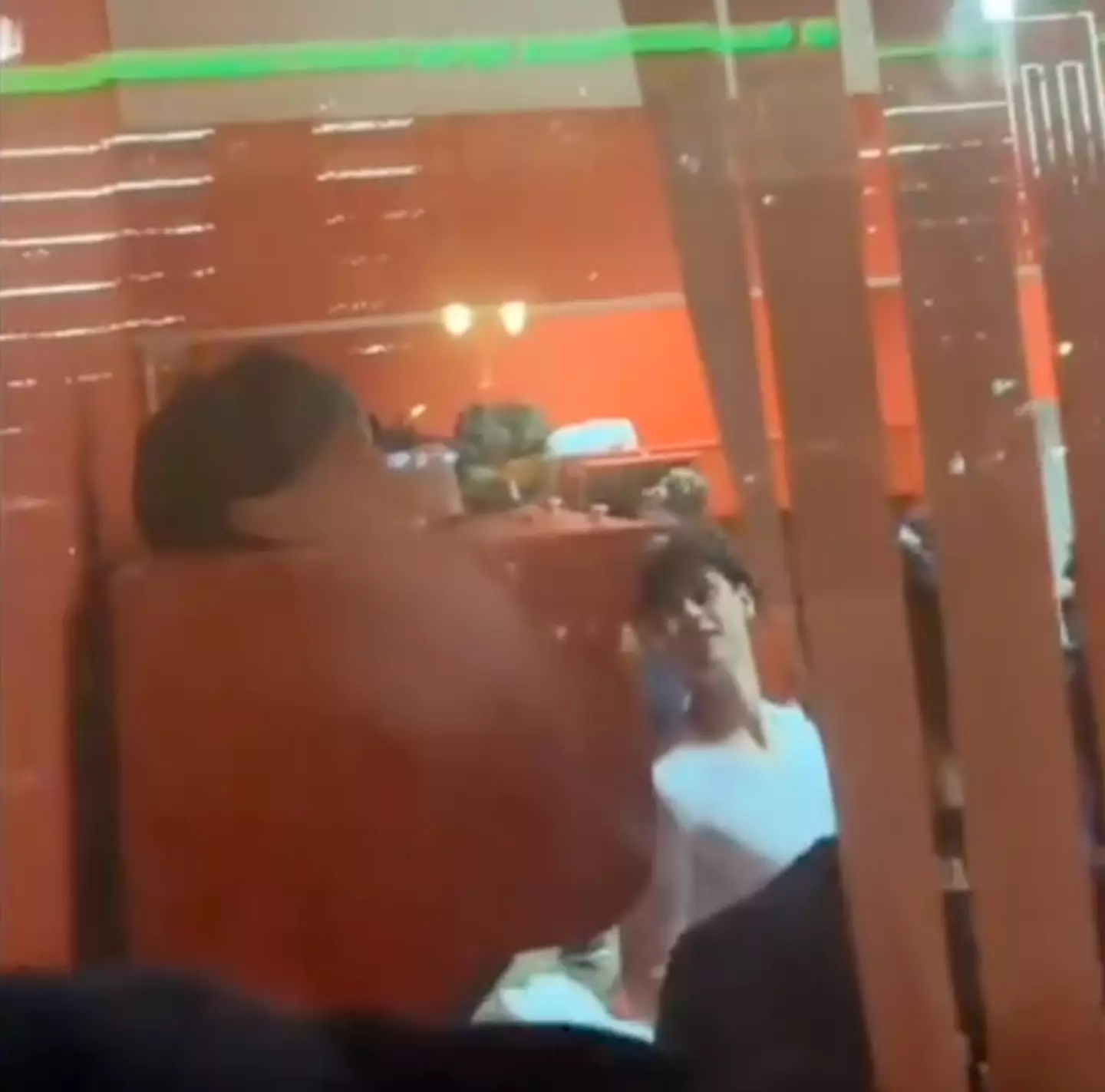 England players attempted to block the fan from filming. Image credit: X/@scout_eurasia