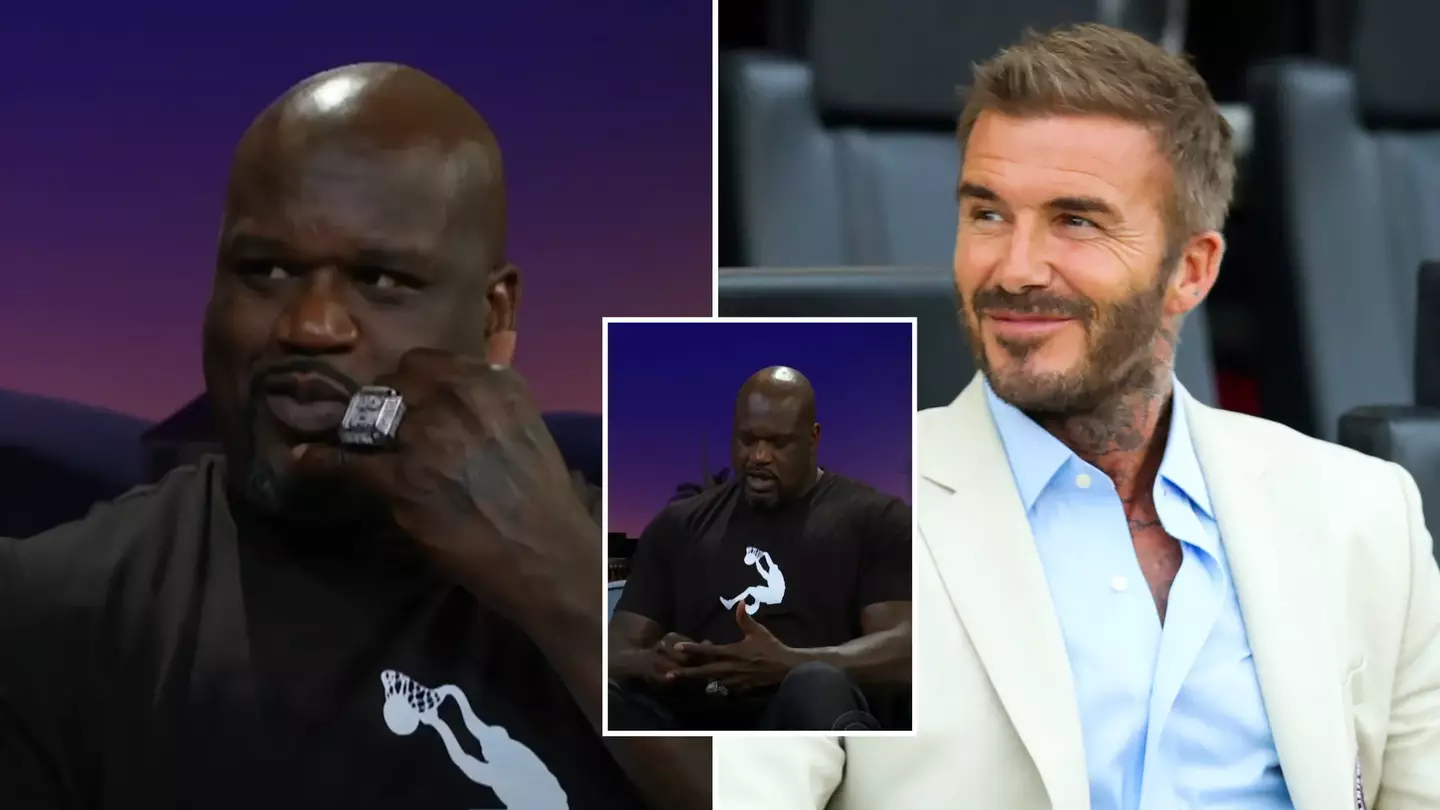 Shaquille O'Neal once found David Beckham's wallet while walking around Beverly Hills and 'revealed' what was inside