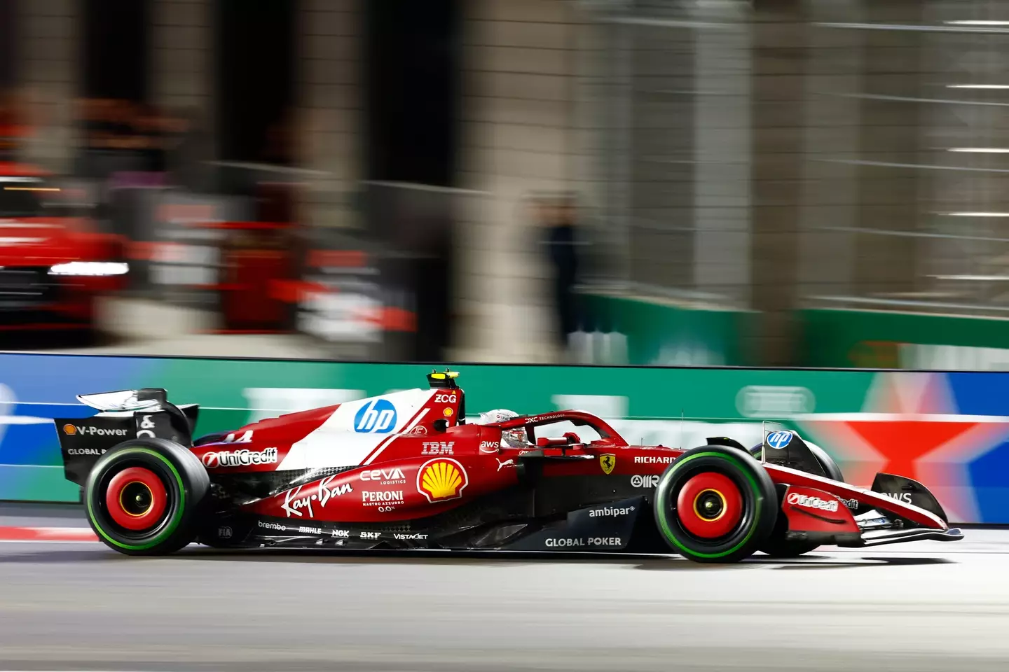 Lewis Hamilton qualified last for the Las Vegas Grand Prix. Image: Getty