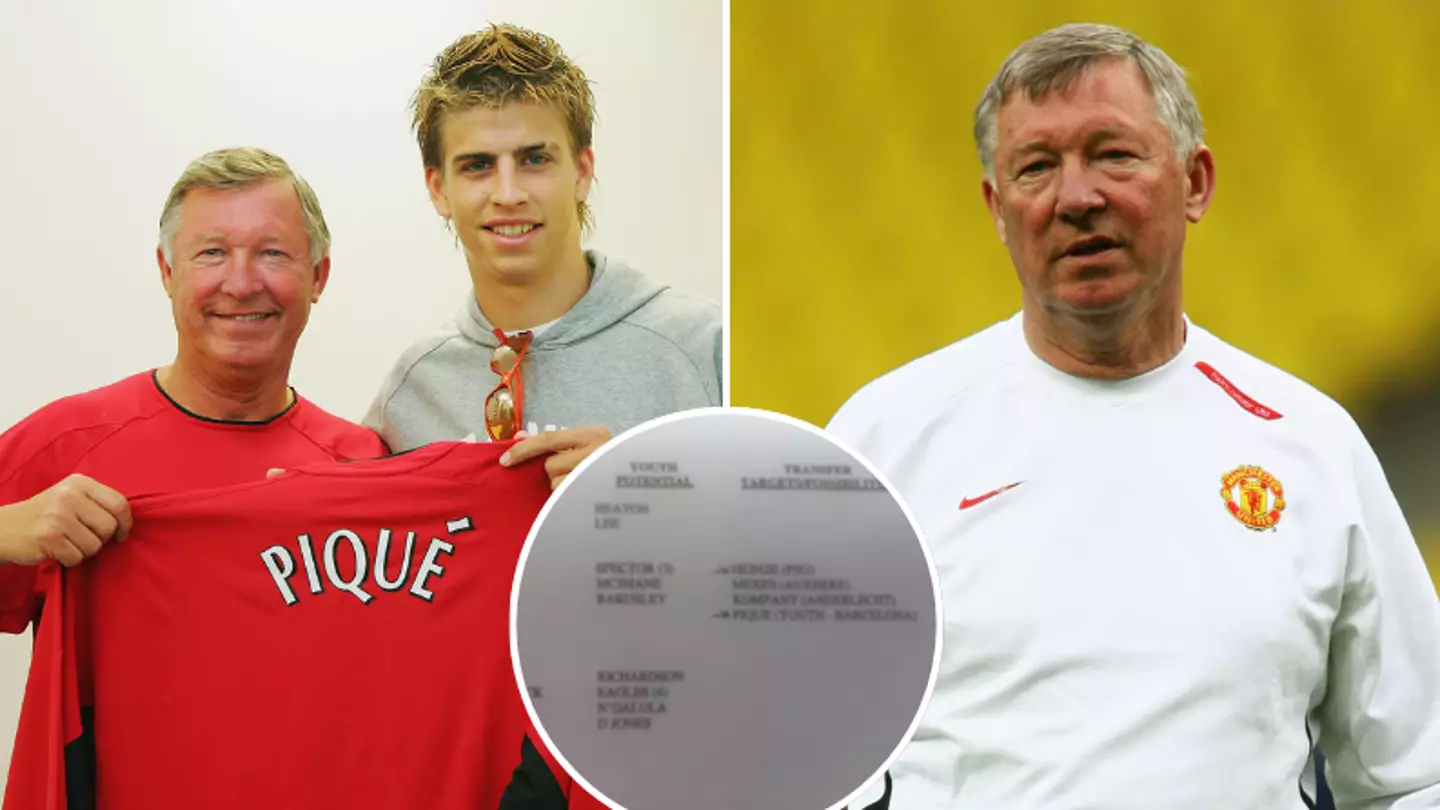 Leaked Man Utd transfer list showed four key targets and five players labelled 'excess'