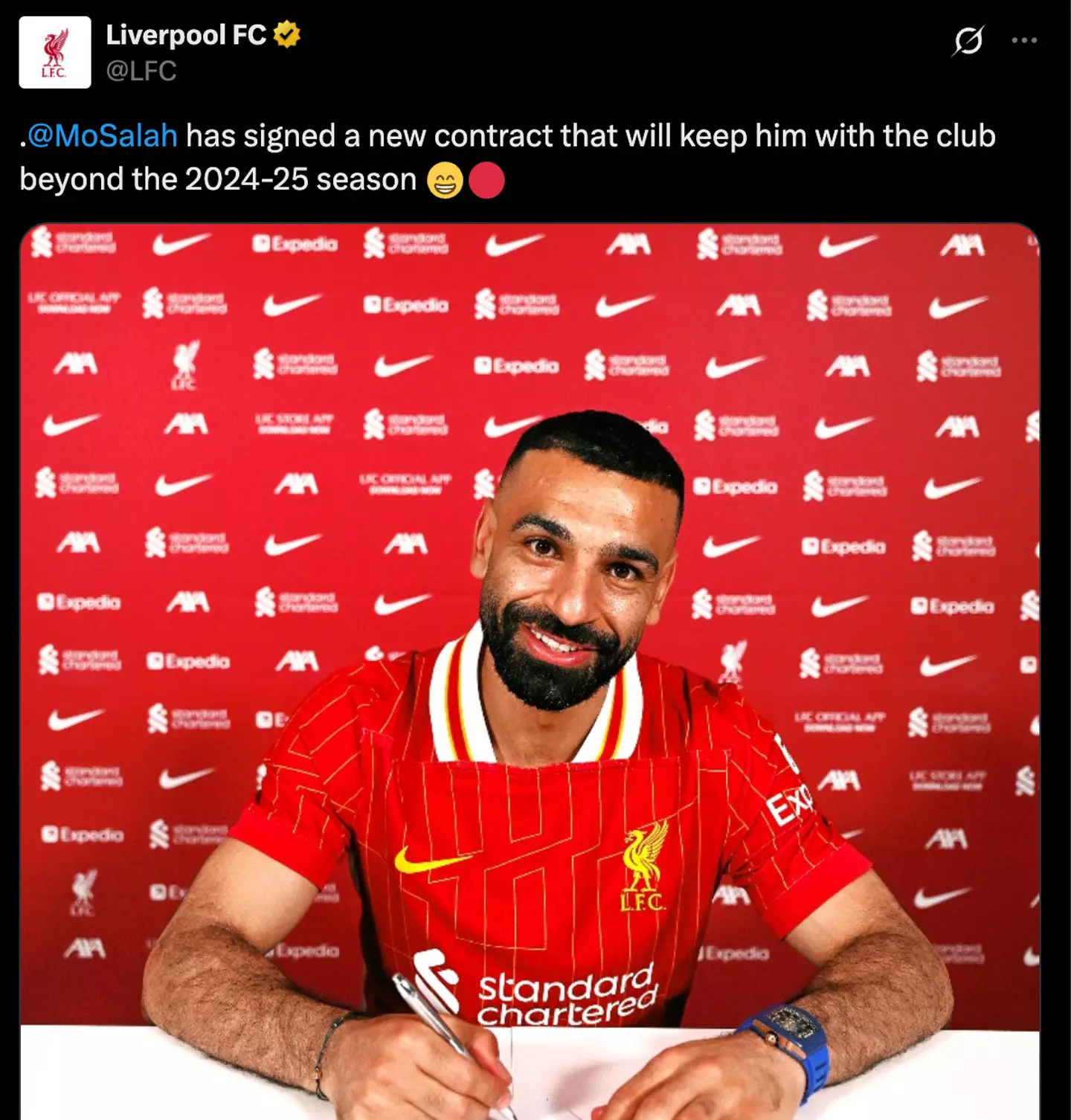 Image: Twitter/@LiverpoolFC