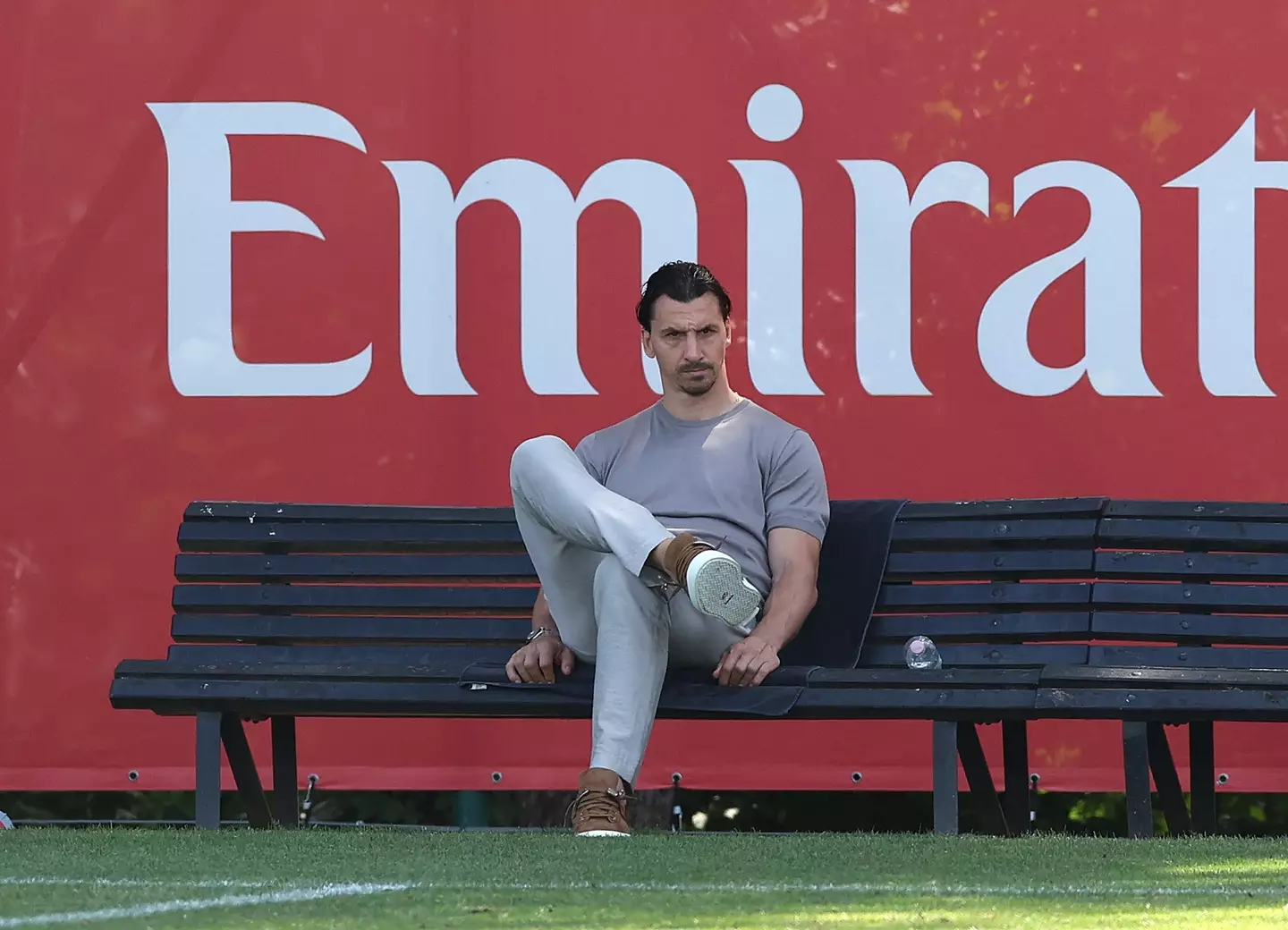 Zlatan Ibrahimovic retired from playing football in 2023. (Image: Getty)