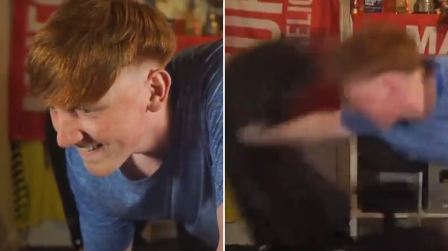 YouTuber Angry Ginge's brilliant reaction to being told he will be involved in Sidemen Charity Match