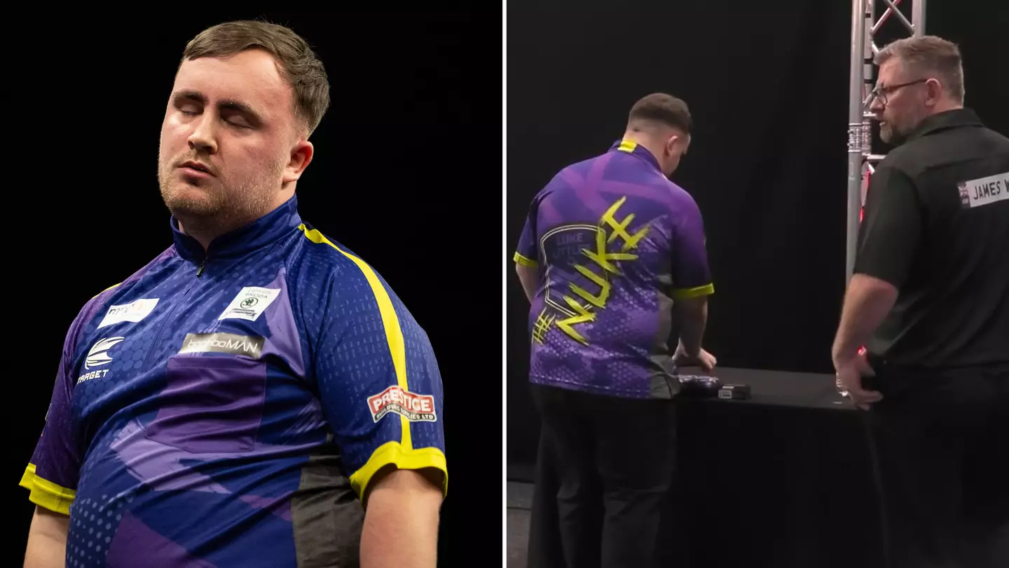 Luke Littler's hilarious response after losing to James Wade in first round of Players Championship