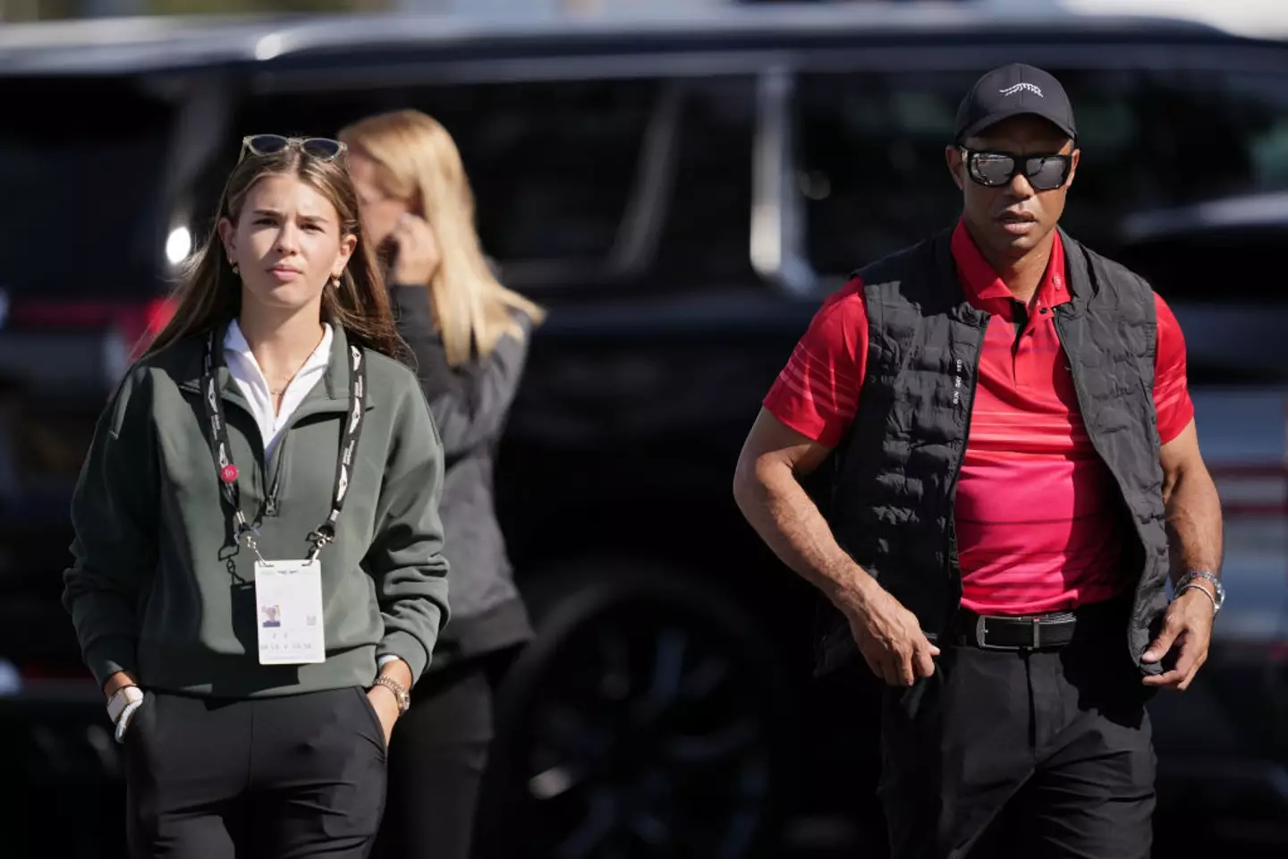 Kai Trump has been training alongside Tiger Woods. (Image: Michael Owens/Getty Images)