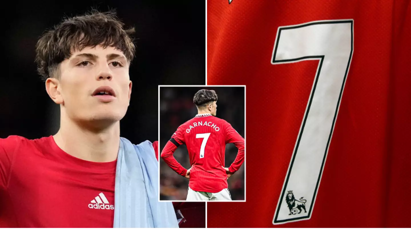 Fans convinced Alejandro Garnacho will wear number 7 shirt after mobile notification 'tease'