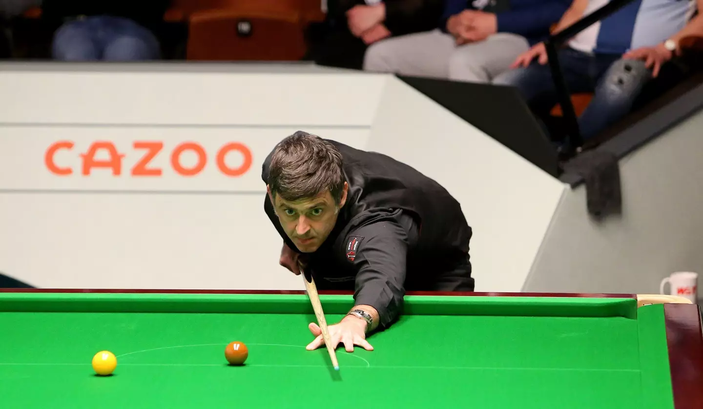 O'Sullivan in action during the World Championships at the Crucible. Image: Alamy
