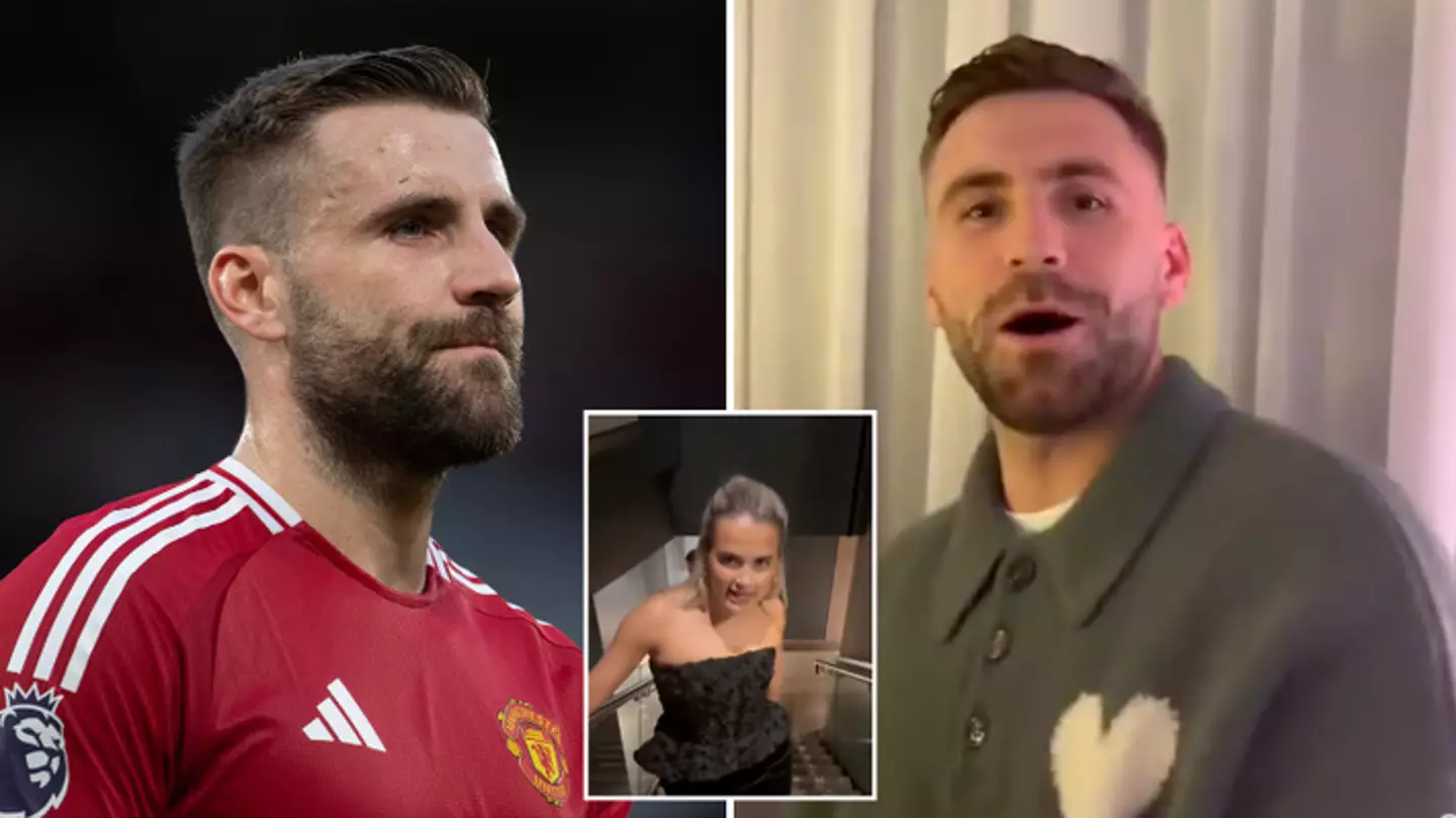 Luke Shaw makes appearance in viral TikTok video with Molly-Mae Hague and it's left fans stunned