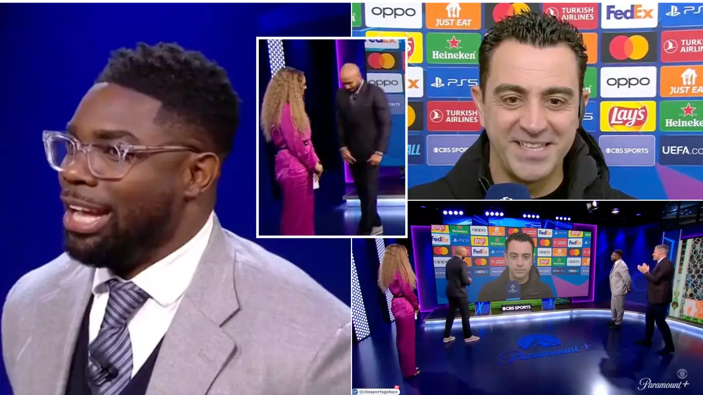 Micah Richards' reaction to Barcelona boss Xavi not 'knowing his name' during live interview was hilarious