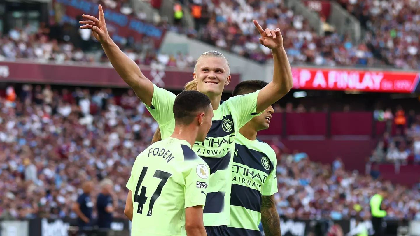 Erling Haaland For Manchester City (Sportimage/Alamy)