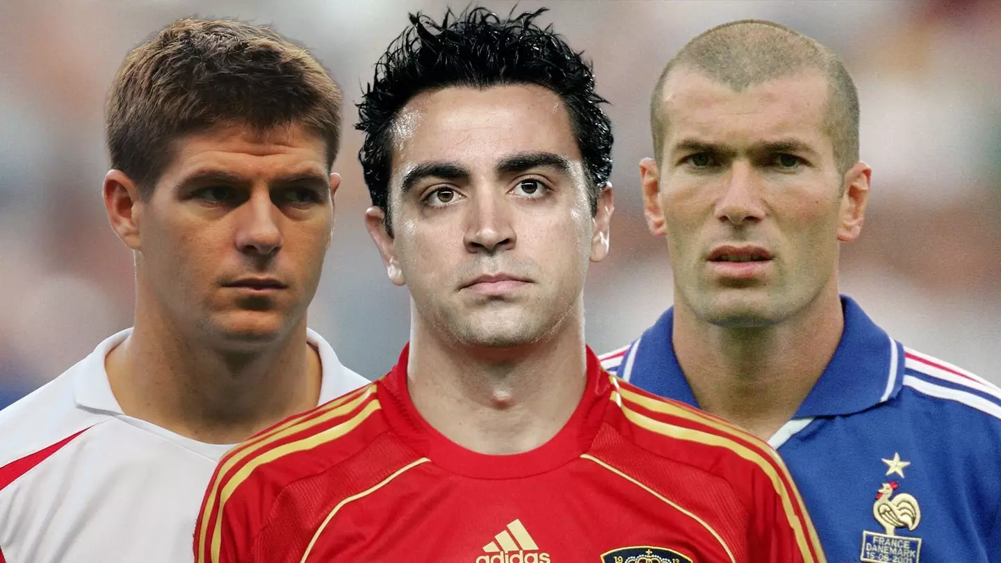 Xavi Had ‘No Doubts’ Picking Between Steven Gerrard and Zinedine Zidane