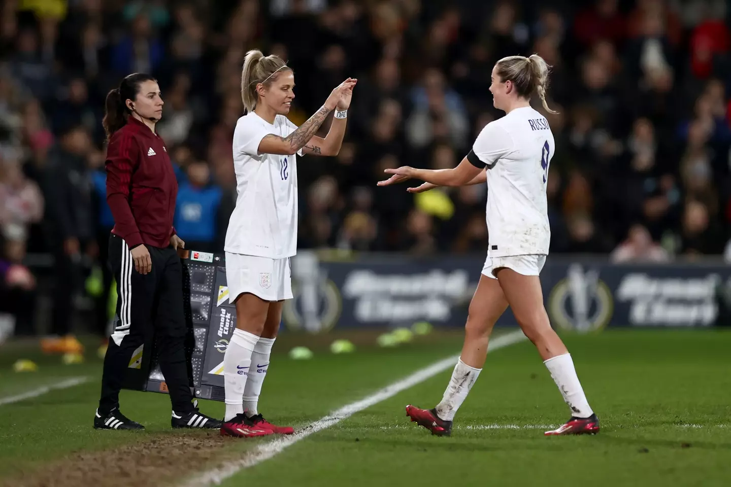 Daly and Russo could be battling it out to start for England. Image: Getty