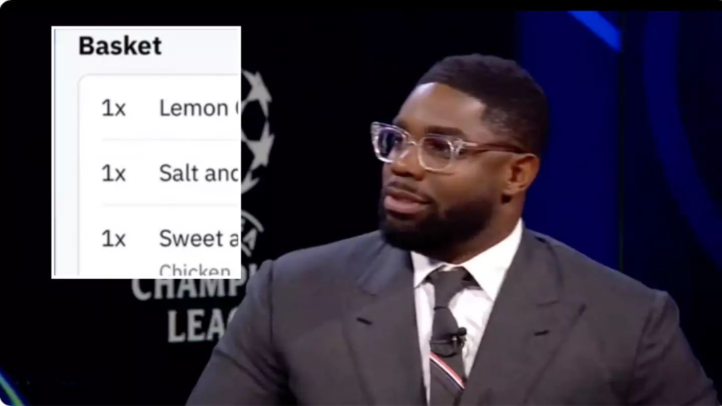 Micah Richards branded a 'disgrace' after his food order 'leaked' on CBS Sports show